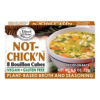 Edward & Sons Not-chick'n Bouillon Cubes, 2.5 Ounce