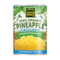 Native Forest Organic Crushed Pineapple, 14 Ounce