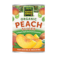 Native Forest Organic Sliced Peaches, 15 Ounce