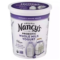 Nancy's Organic Whole Milk Yogurt, Plain, 32 Ounce