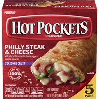 Hot Pockets Sandwiches, Philly Steak & Cheese, Frozen, 22.5 Ounce