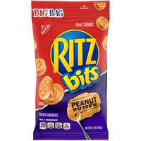 Ritz Bits Peanut Butter Cracker Sandwiches, Big Bag (3oz bag), 3 Ounce