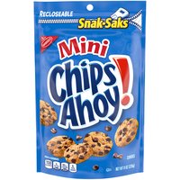 Mini CHIPS AHOY! Original Chocolate Chip Cookies, 1 Snak-Sak (8 oz.), 8 Ounce