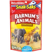 Barnum's Original Animal Crackers, Snack Pack, 8 oz Snak-Sak, 8 Ounce
