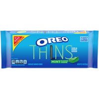 OREO Thins Mint Flavored Creme Chocolate Sandwich Cookies, Family Size, 13.1 Ounce