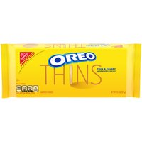 OREO Thins Golden Sandwich Cookies, 1 Resealable Family Size Pack, 13.1 Ounce