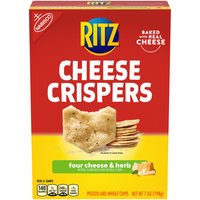 RITZ Cheese Crispers Four Cheese and Herb Chips, 7 oz, 7 Ounce