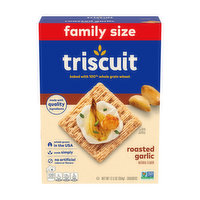 Triscuit Roasted Garlic Family Size, 12.5 Ounce