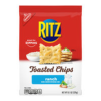 RITZ Toasted Chips Ranch Crackers, 8.1 Ounce