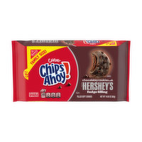 Chips Ahoy! Chewy Chocolatey Hershey's Fudge Filled Soft Chocolate Chip Cookies, Family Size, 14.85 Ounce