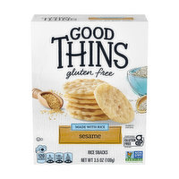 Good Thins Sesame Rice Snacks Gluten Free Crackers, 3.5 Ounce