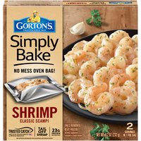 Gorton's Simply Bake Classic Shrimp Scampi, 8.2 Ounce