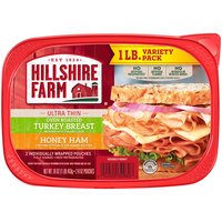 Hillshire Farm Ultra Thin Sliced Oven Roasted Turkey Breast and Honey Ham, 16 Ounce