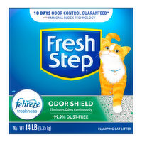 Fresh Step Odor Shield Clumping Cat Litter, 14 Pound