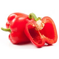 Bell Peppers, Red, 0.5 Pound