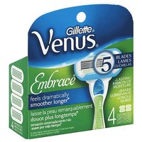 Gillette Venus Embrace Razor Cartridges, 4 Each