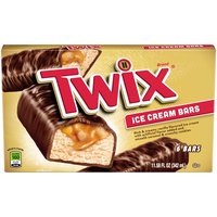 Twix Ice Cream Bars, 6 Each