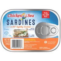 Chicken of the Sea Smoked Sardines in Oil, 3.75 Ounce