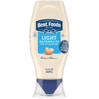 Best Foods Mayonnaise, Squeeze, Light , 11.5 Ounce
