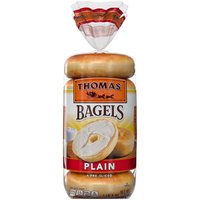 Thomas Bagel, Plain, 20 Ounce