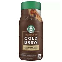 Starbucks Cold Brew Vanilla Cr, 40 Ounce