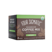 Four Sigmatic Instant Mushroom Coffee Mix Chaga, 10 Each