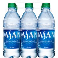 Dasani Water, Bottles (Pack of 6), 3000 Millilitre