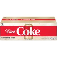 Coke Diet Caffeine-Free, Cans (Pack of 12), 144 Ounce