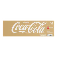 Coca Cola Vanilla, Cans (Pack of 12), 144 Ounce