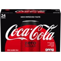 Coca Cola Zero Sugar, Cans (Pack of 24), 288 Ounce
