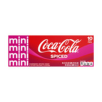 Coca Cola Spiced Mini (10-pack), 75 Ounce