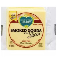 Follow Your Heart Gouda Style Cheese, Smoked, 7 Ounce