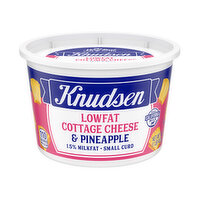 Knudsen Low Fat Cottage Cheese Pineapple, 16 Ounce