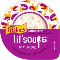 Friskies Natural Lil' Soups with Shrimp in Chicken Broth, 1.2 Ounce