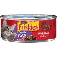 Friskies Meaty Bits with Beef in Gravy, 5.5 Ounce