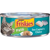 Friskies Pate Wet Cat Food, Sea Captain's Choice, 5.5 Ounce