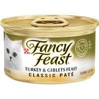 Purina Fancy Feast Cat Food, Turkey & Giblets Feast, 3 Ounce