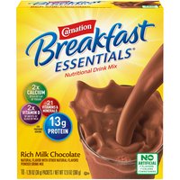 Carnation Instant Breakfast Essentials Mixes, Rich Milk Chocolate, 12.6 Ounce