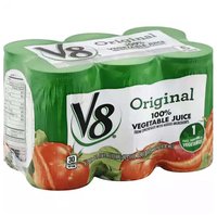 V8 100% Vegetable Juice (Pack of 6), 33 Ounce