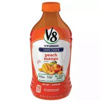 V8 V-Fusion Juice, Peach Mango, 46 Ounce