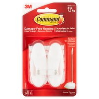 3M Command Medium Wire Hook, 1 Each