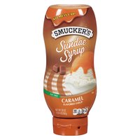 Smucker's Fat Free Sundae Syrup, Caramel, 20 Ounce