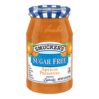 Smucker's Sugar Free Preserves, Apricot, 12.75 Ounce