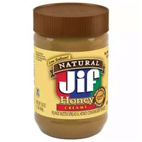 Jif Peanut Butter, Honey, Creamy, Low Sodium, 16 Ounce