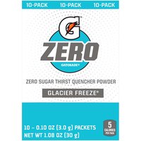 Gatorade Zero Sugar Powder, Glacier Freeze, 8.4 Ounce