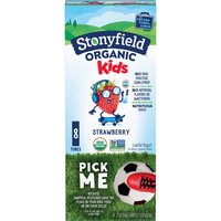 Stonyfield Organic Kids Strawberry Yogurt (Pack of 8), 16 Ounce