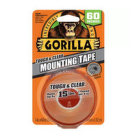 Gorilla Clear Mounting Tape, 1 Each