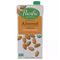 Pacific Organic Almondmilk, Unsweetened, 32 Ounce