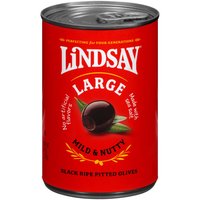 Lindsay Large Ripe Pitted Olives, 6 Ounce