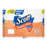 Scott Comfort Mega Roll Bath Tissue, 4 Each